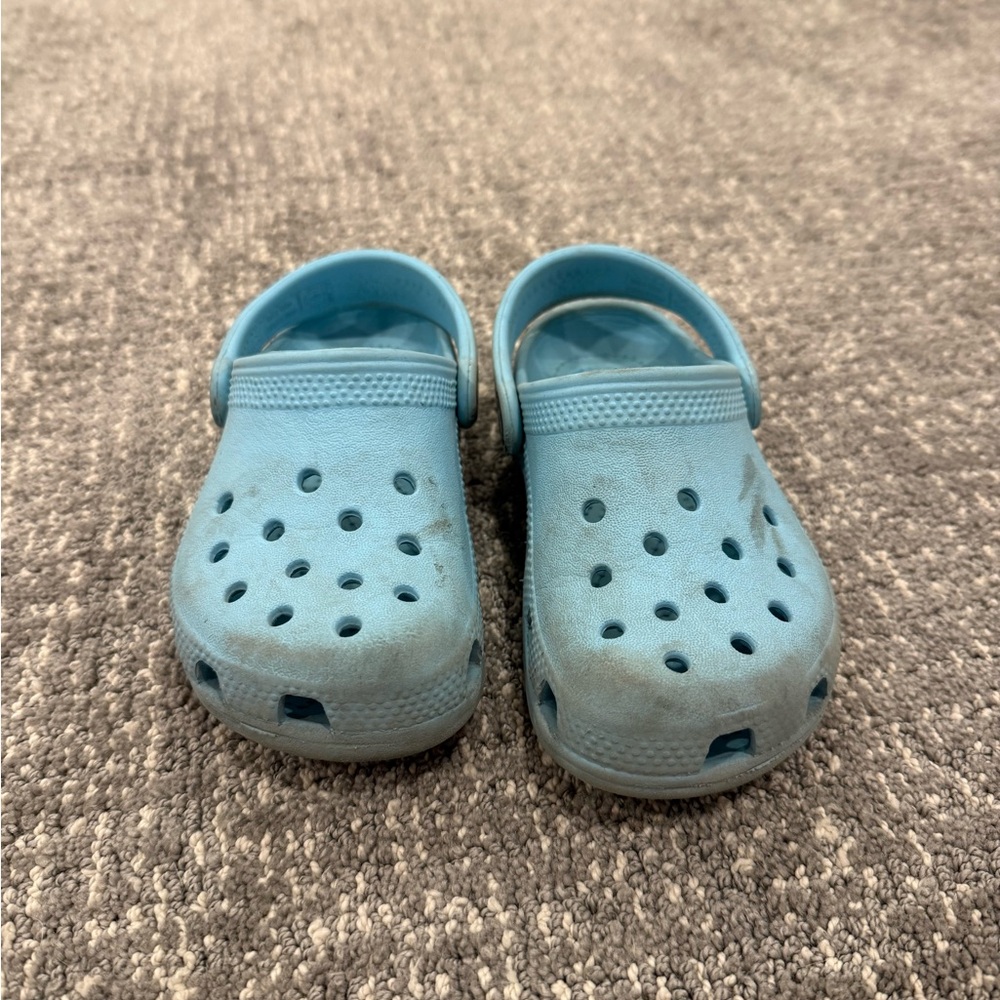 Kids Blue Crocs size 10C